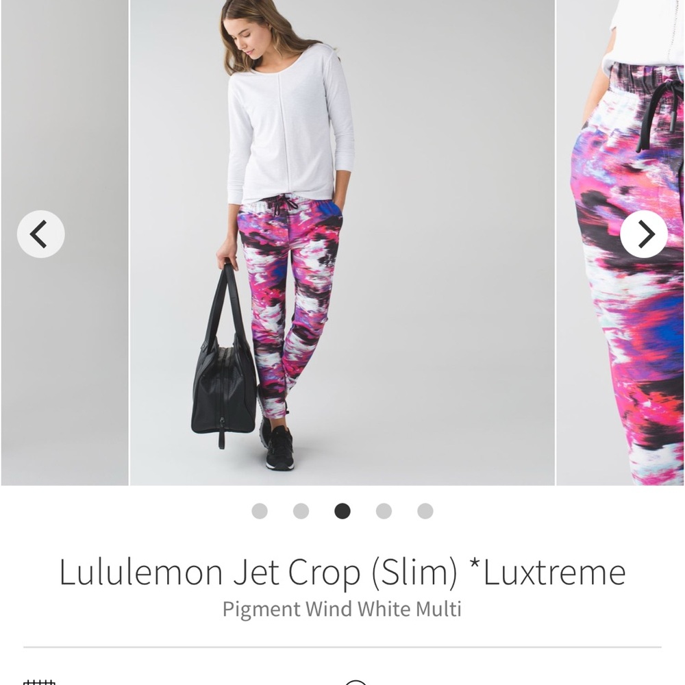 lululemon athletica Jet Crop *Luxtreme, size 6